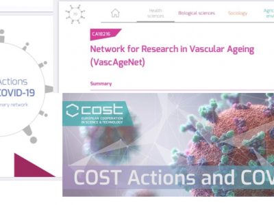 VascAgeNet to join forces with other COST actions to tackle the COVID-19 pandemic